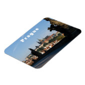 Magnet Flexible Vue du Château depuis le pont Charles à Prague (Côté Gauche)