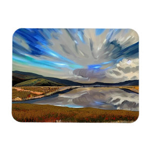 MAGNET FLEXIBLE VUE DU LAC