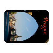 Magnet Flexible Vue du pont Charles à Prague - Tchèque R. (Horizontal)