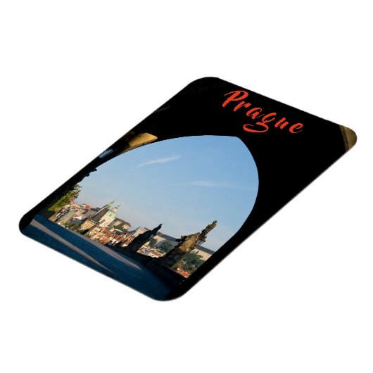 Magnet Flexible Vue du pont Charles à Prague - Tchèque R. (Côté Gauche)