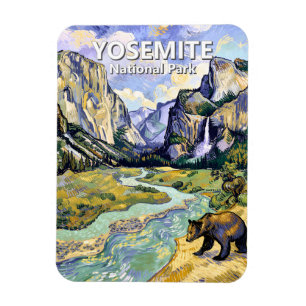 Magnet Flexible Vue du tunnel de l'ours El Capitan à Yosemite dans
