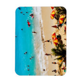 Magnet Flexible Vue Élevée Sur La Plage De Waikiki, Honolulu (Vertical)