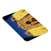 Magnet Flexible Vue En Basse Angle De L'Église Ornat Jaune (Côté Droit)