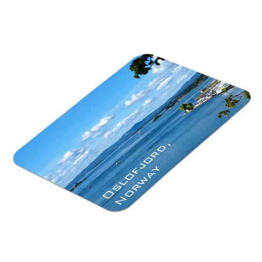 Magnet Flexible Vue estivale d'Oslofjord depuis Oslo, Norvège (Côté Gauche)