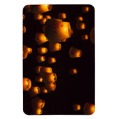 Magnet Flexible Vue nocturne des lanternes célestes (Vertical)