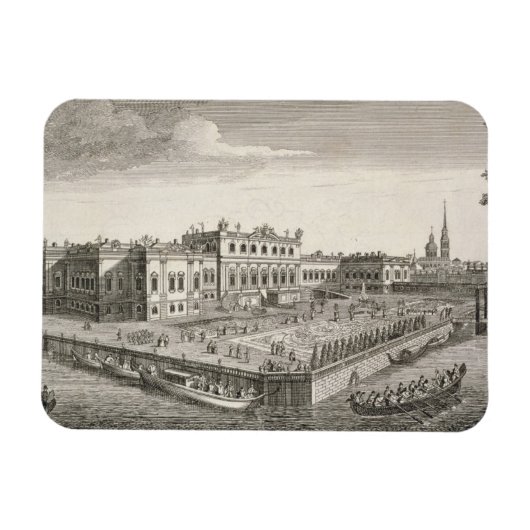 Magnet Flexible Vue Nord-Ouest du Palais d'été de Son Impe (Horizontal)