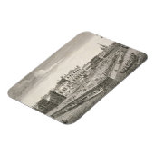 Magnet Flexible Vue Nord-Ouest du Palais d'été de Son Impe (Côté Gauche)