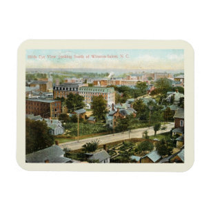 Magnet Flexible Vue Oiseau, Winston Salem, NC Style Vintage