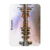 Magnet Flexible Vue panoramique de Birmingham Angleterre (Vertical)