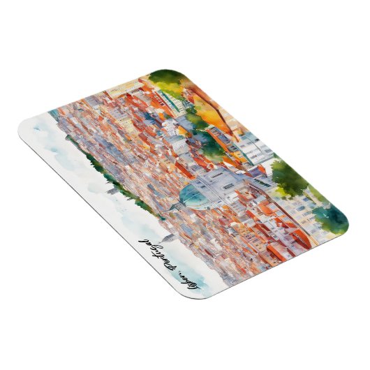 Magnet Flexible Vue panoramique Portgual de Lisbonne (Côté Droit)