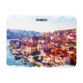 Magnet Flexible Vue panoramique Porto Portugal (Horizontal)