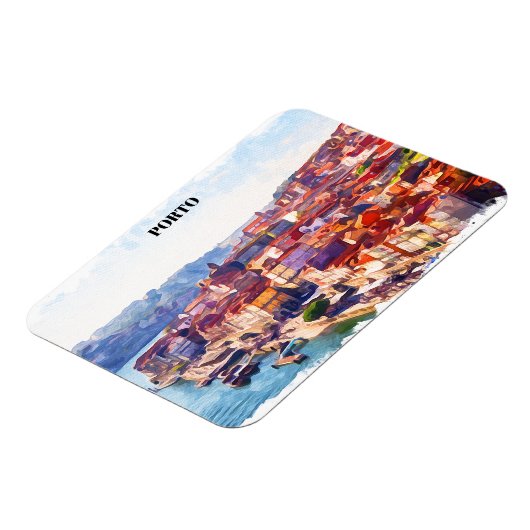 Magnet Flexible Vue panoramique Porto Portugal (Côté Gauche)