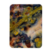 Magnet Flexible Vue rapprochée abstraite de l'Ocean Jasper (Vertical)