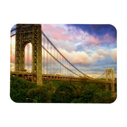 Magnet Flexible Vue sud - ouest de Manhattan (Horizontal)