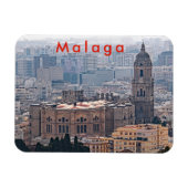 Magnet Flexible Vue sur la cathédrale de Malaga. (Horizontal)