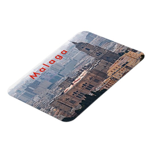 Magnet Flexible Vue sur la cathédrale de Malaga. (Côté Gauche)