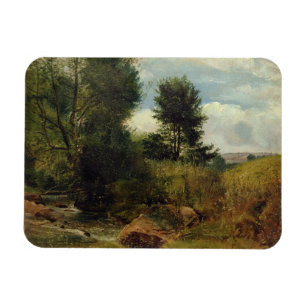Magnet Flexible Vue sur la rivière Sid, près de Sidmouth, c.1852