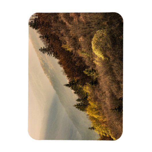 Magnet Flexible Vue sur la vallée Oconaluftee | Caroline du Nord (Vertical)