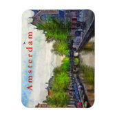Magnet Flexible Vue sur le canal près d'Oudekerk. (Vertical)