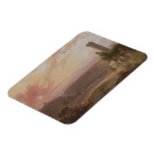 Magnet Flexible Vue sur le lac Nemi au coucher du soleil (Côté Gauche)