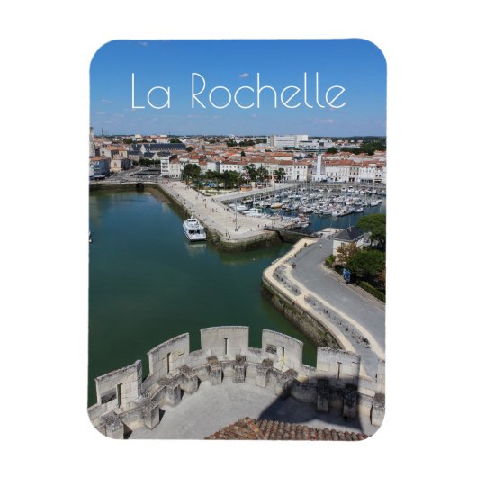 Magnet Flexible Vue sur le Vieux Port La Rochelle (Vertical)