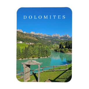 Magnet Flexible Vue sur les Dolomites depuis l'aimant du réfrigéra