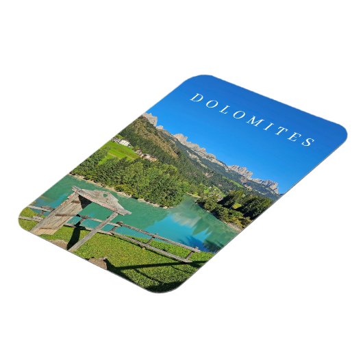 Magnet Flexible Vue sur les Dolomites depuis l'aimant du réfrigéra (Côté Gauche)