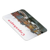 Magnet Flexible Vues de Copenhague. Nyhavn P. 4. (Côté Droit)