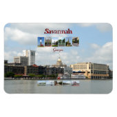 Magnet Flexible Vues de Savannah, Géorgie (Horizontal)