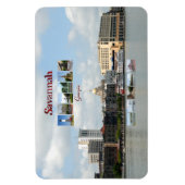 Magnet Flexible Vues de Savannah, Géorgie (Vertical)