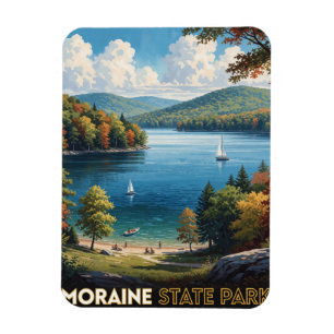 Magnet Flexible Vues du lac Arthur dans l'ouest de la Pennsylvanie