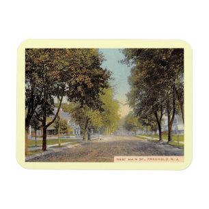 Magnet Flexible W. Main St., Freehold, New Jersey Vintage Style