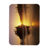 Magnet Flexible WA, Pôle olympique, Deuxième plage au coucher du s (Vertical)