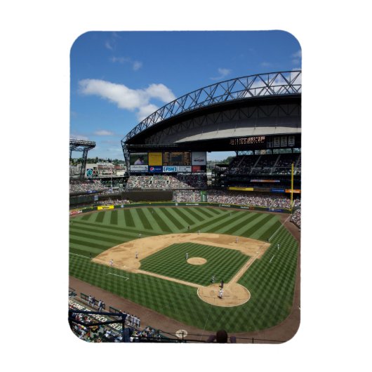 Magnet Flexible WA, Seattle, Safeco Field, Mariners baseball (Vertical)