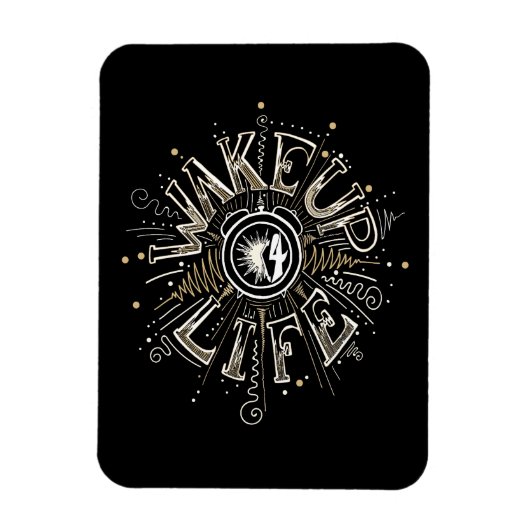 Magnet Flexible WAKE UP 4 LIFE quota illustration (Vertical)