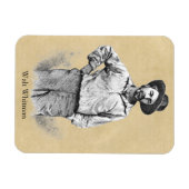 Magnet Flexible Walt Whitman Feuilles d'herbe (Horizontal)