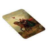 Magnet Flexible Walther et Hildegund fuient avec leur cheval (Côté Droit)