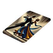 Magnet Flexible Waltz Couple Dancing (Côté Gauche)