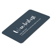Magnet Flexible Wanderlust définition blanc gris bleu couleur (Côté Gauche)
