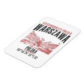 Magnet Flexible Warszawa (Côté Gauche)