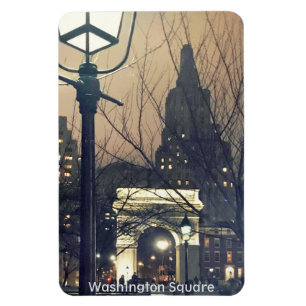 Magnet Flexible Washington Carré Park NYC la nuit