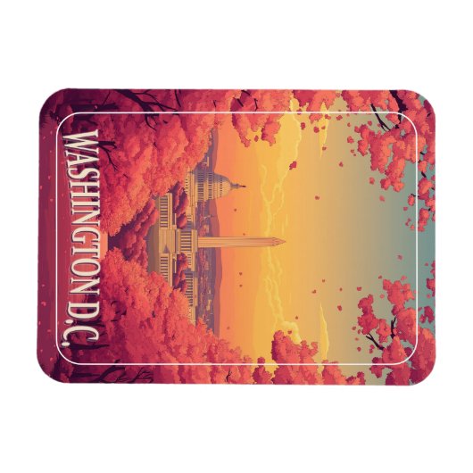 Magnet Flexible Washington D.C. (Horizontal)