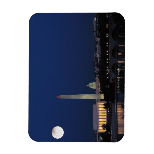 Magnet Flexible Washington DC à la nuit (Vertical)