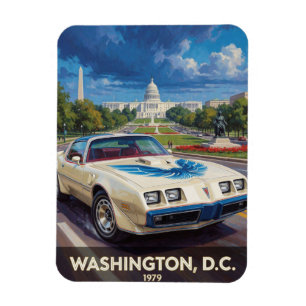 Magnet Flexible Washington DC American Road Cruiser 1979