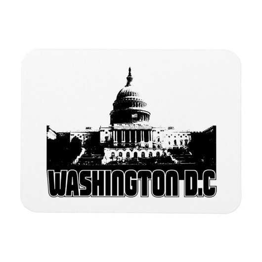 Magnet Flexible Washington DC Skyline (Horizontal)