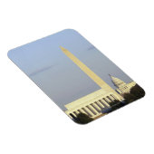 Magnet Flexible Washington DC Skyline avec US Capitol Building (Côté Droit)