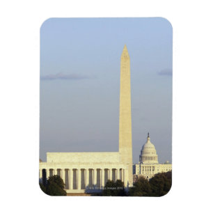 Magnet Flexible Washington DC Skyline avec US Capitol Building