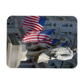 Magnet Flexible Washington, DC, statue de Benjamin Franklin (Horizontal)