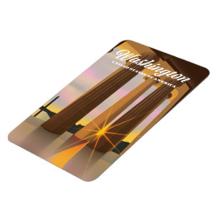 Magnet Flexible Washington États-Unis d'Amérique
