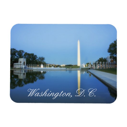 Magnet Flexible Washington Monument, Reflect Pool, Washington (Horizontal)